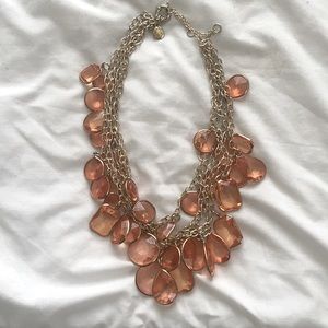 J. Crew Clear Bauble Necklace